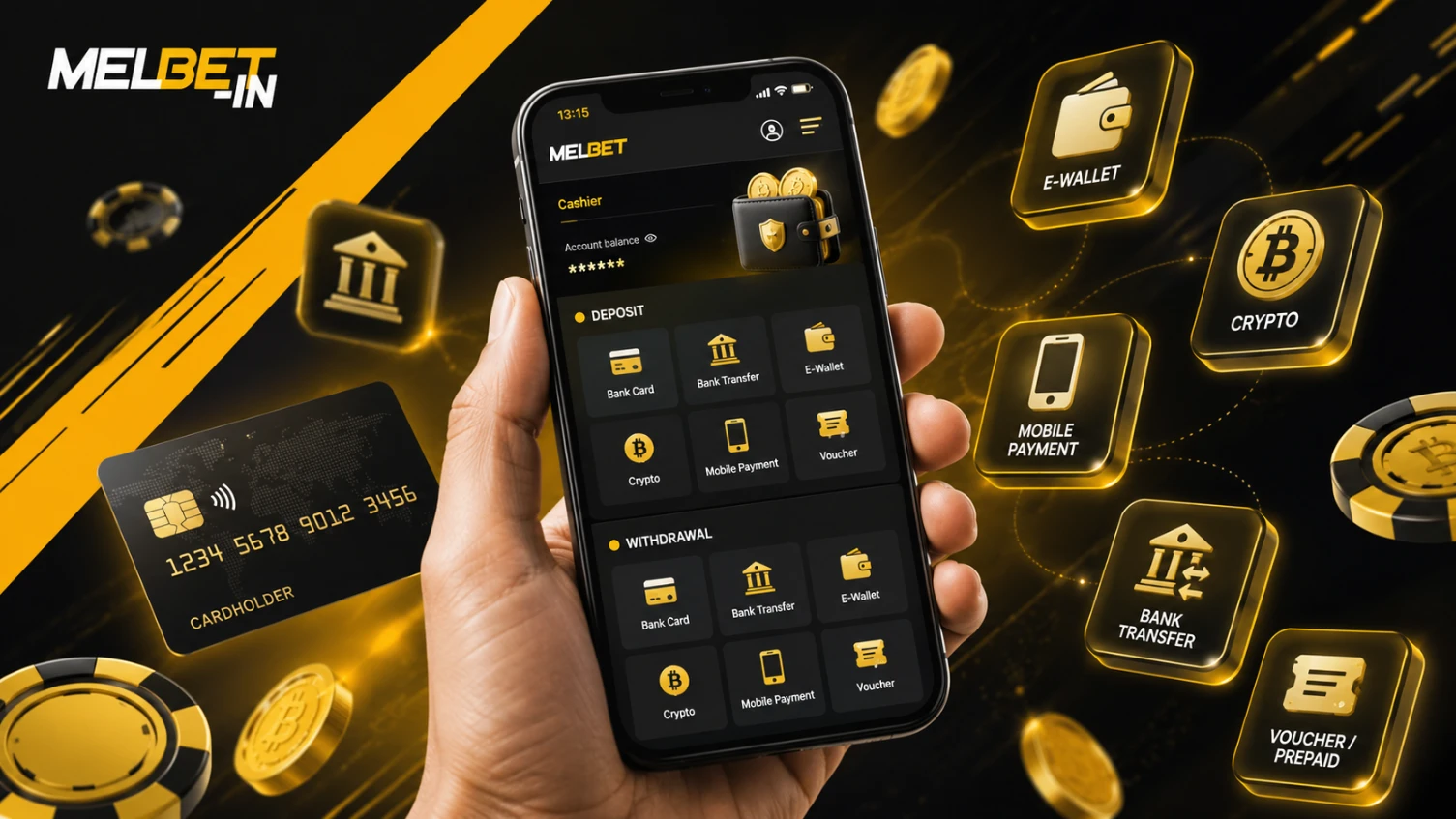 Melbet deposits and withdrawal methods